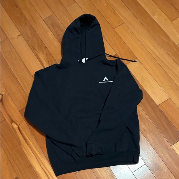 Jerzees Black Kids Hoodie - Picture 1 of 2